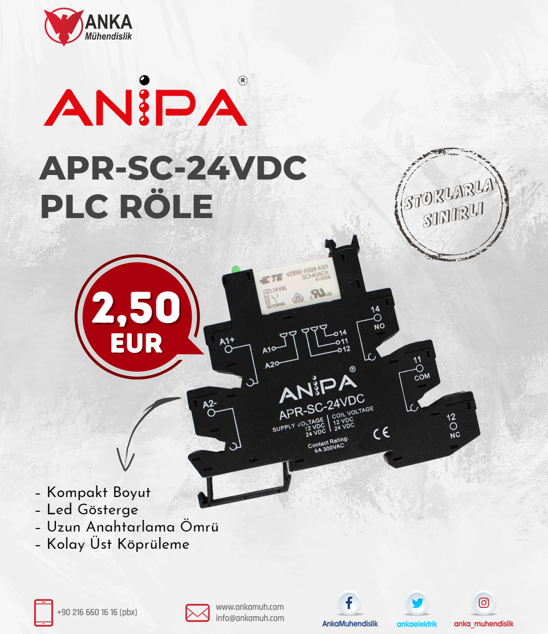 Anipa PLC Röle Kampanyası| Anka Mühendislik