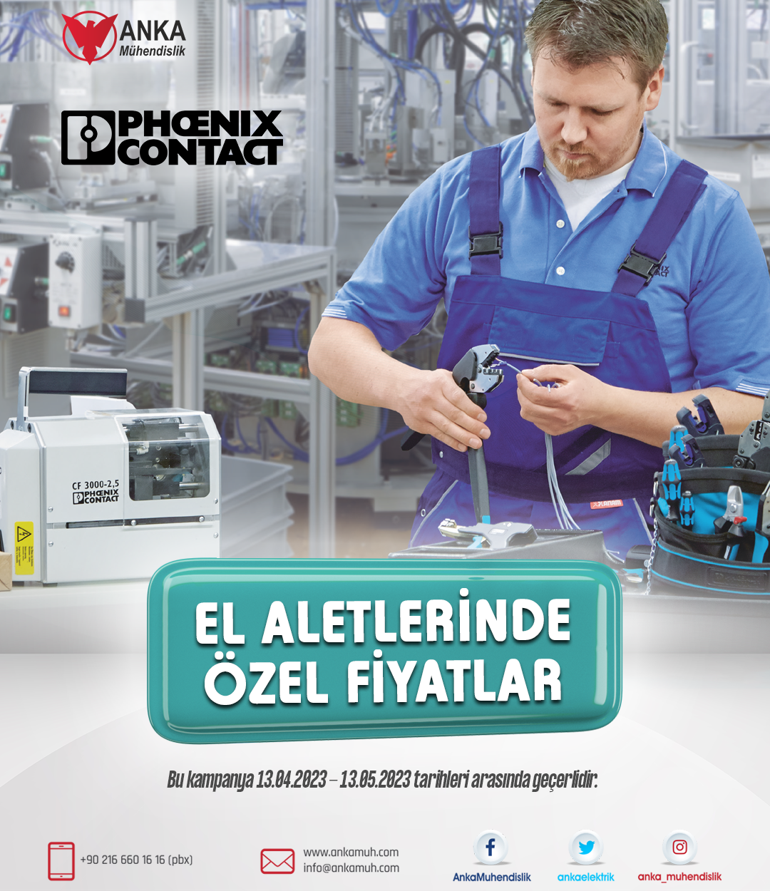 Phoenix Contact El Aleti Kampanyası| Anka Mühendislik
