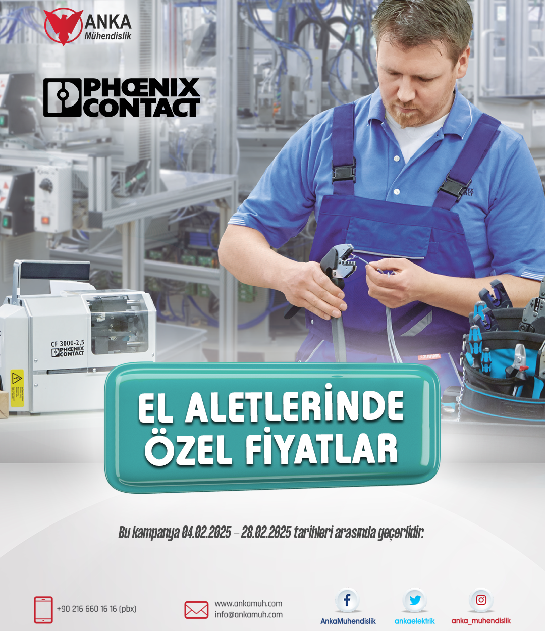 Phoenix Contact El Aleti Kampanyası| Anka Mühendislik
